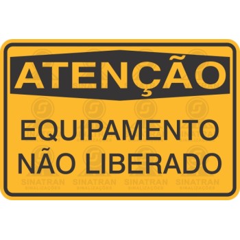 Equipamento não liberado